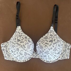 NWOT: Printed Black and White Women's Bra Brand New